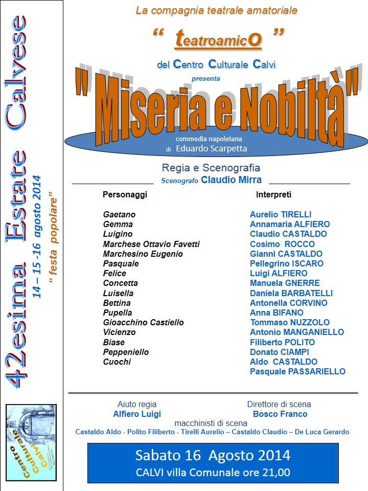 Miseria e Nobilta